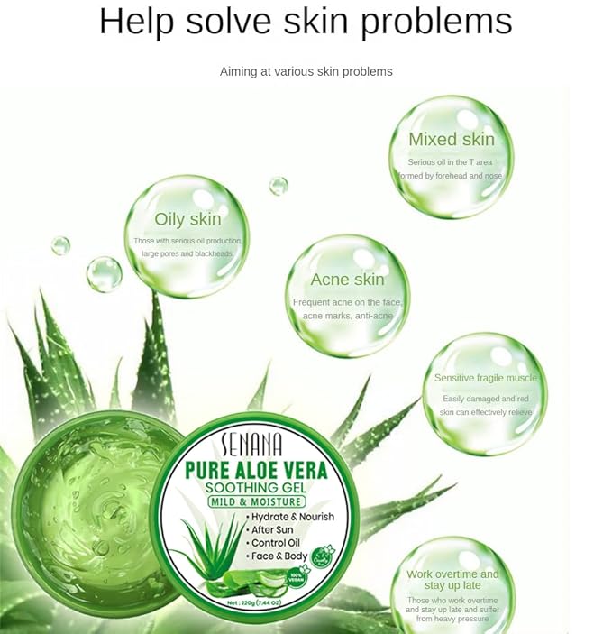 Aloe Infusion Body and Face Moisturizer - Natural Moisturizing Cream with Aloe Vera - Skin Care for Dry Skin, Anti Wrinkle, Acne Scars, Rosacea, Psoriasis Eczema Cream Lotion Unisex (1 PACK)