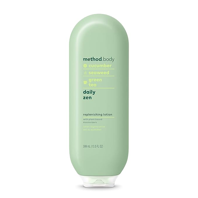 Method Daily Lotion, Daily Zen, Moisturizer for 24 Hours of Hydration, 13.5 fl oz (Pack of 1)