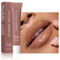 Summer Special Butter Lip Balm – Ultra-Hydrating Lip Care with Shea Butter & Olive Oil, Soothes Dry Lips with Natural Tint & Gloss Effect, Lip Plumper Moisture & Light Lip Stain Finish #3 lced Coffee