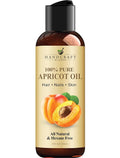 Handcraft Blends Apricot Kernel Oil - Cold-Pressed 4 Fl Oz - 100% Pure and Natural - Premium Grade Carrier Oil for Skin and Hair - Hair and Body - Massage - Hexane-Free