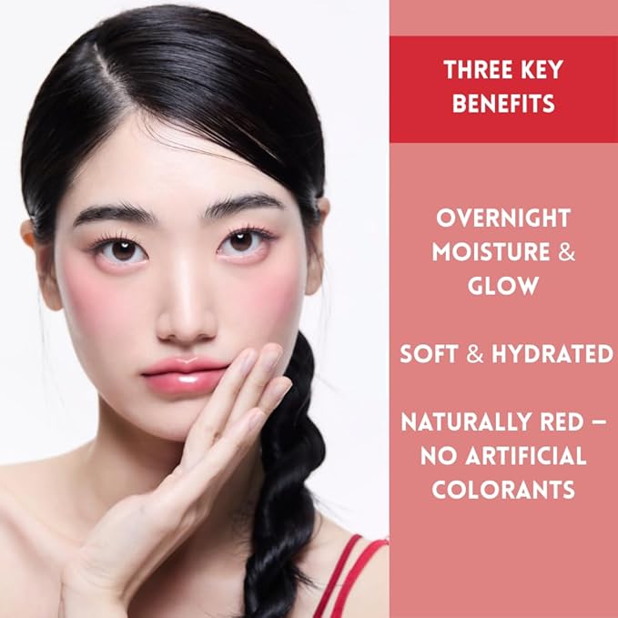 [hwarang'] Lip Care Collection – Hydrating & Plumping K-Beauty Treatments with Natural Extracts | Omija Glow Lip Mask & Yuja Sweet Lip Volumizer | 0.5 fl oz Each (Omija)