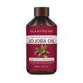 ISLA & FONTANE Jojoba Oil – 500ml (17 fl oz) | 100% Pure & Natural | Golden, Unrefined, Cold Pressed | Hexane-Free Carrier Oil for Skin, Hair, Face, Nails & Body Moisturizing