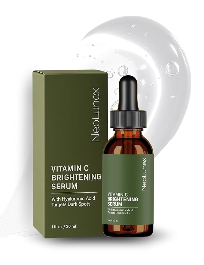 Vitamin C Facial Serum – Dark Spot Brightening Serum – Smooth, Even Skin Texture – Deep Hydrating – Sensitive-Skin Safe – Botanical & Anti-Aging Facial Complex