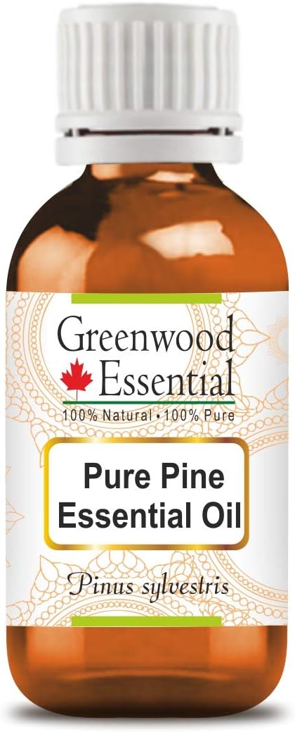 Greenwood Essential Pure Pine Essential Oil (Pinus sylvestris) Steam Distilled 10ml (0.33 oz)