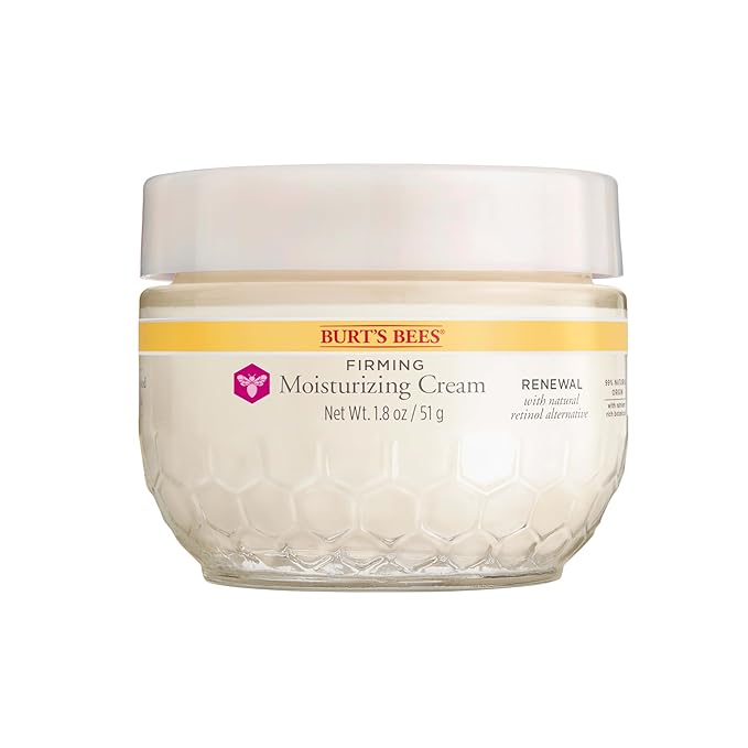 Burt's Bees Renewal Firming Face Cream, Anti-Aging Retinol Alternative, Moisturizing Natural Origin Skin Care, 1.8 Ounce