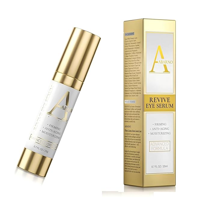 Hydrating Under Eye Serum – Caffeine, Retinol, Niacinamide & Peptides to Reduce the Appearance of Dark Circles, Puffiness, Fine Lines & Wrinkles, Lightweight Eye Care, 0.7 fl oz