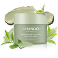 CHANDO HIMALAYA Purifying Green Tea Mask, Natural Facial Clay Mask Deep Pore Cleansing with Green Tea Extract and Portulaca Extract, for Clogged Pores, Detoxifies & Balance Oil, 3.52 fl.oz