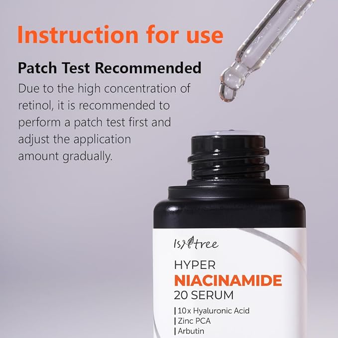 ISNTREE Hyper Niacinamide 20 Serum 20ml | 10x Hyaluronic Acid | Helps Minimize Pores | Evens Skin Tone | Korean Skincare