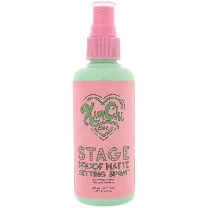 KimChiChic Beauty Stage Proof Matte Setting Spray, Makeup Finishing Mist and Fixative for All Skin Types, 3.55 fl oz