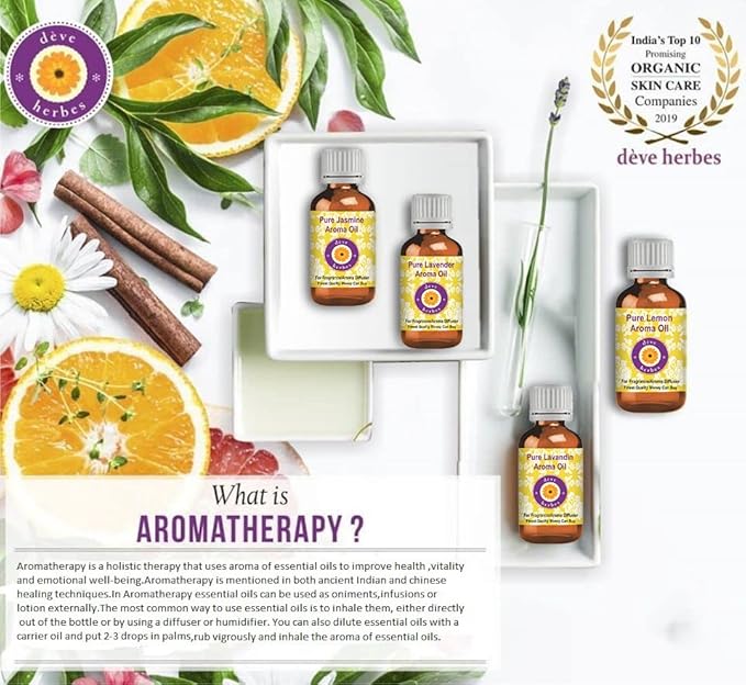 dève herbes NAR Kachur Essential Oil (Curcuma zedoaria) Pure | Non-Sticky | Non-Greasy | Lightweight | Men & Women | All Skin Types | Steam Distilled 10ml (0.33 oz)