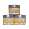 GLIMMER GODDESS Shimmer Body Butter with Organic Whipped Shea Butter for Hydration, Moisturizing & Silky Natural Glow - Bronze, Diamond & Rose Gold in Sexy, 2oz, Pack of 3
