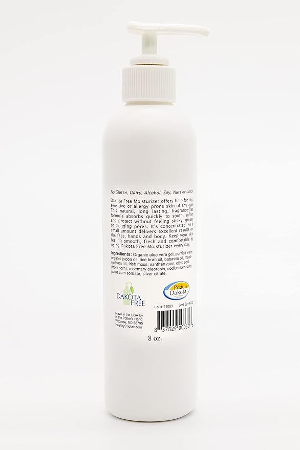 Fragrance Free Moisturizer with pump 8 fl oz