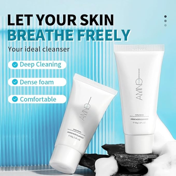 Acid Facial Cleansing Mousse, Gentle Hydrating Cleanser Foaming Face Wash, Mild And Non-irritating 2.1 FL.OZ