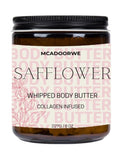 Safflower Whipped Body Butter | Handcrafted Organic Shea and Cocoa Butter Blend |8oz|