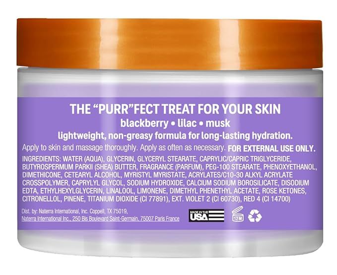 Tree Hut Meyow Whipped Shea Body Butter, Hydrating & Nourishing Body Lotion with Natural Oils, Moisturizer for Soft & Smooth Skin, Limited Edition, Fall Scent, 8.4 Fl Oz