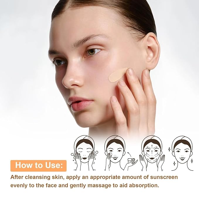 Tinted Mineral Face Sunscreen SPF 60, Tinted Moisturizer with SPF & Hyaluronic Acid, Mineral Sunscreen for Dry Sensitive Skin, Moisturizes and Protects, Ultra-Lightweight, Non-Greasy