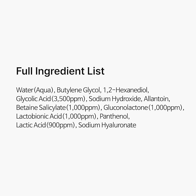TIAM AC Fighting AHA BHA PHA Toner, 6.08 fl oz, Gentle Exfoliating Toner for Pore Care & Skin Texture with Panthenol, Suitable for All Skin Types, Korean Skin Care