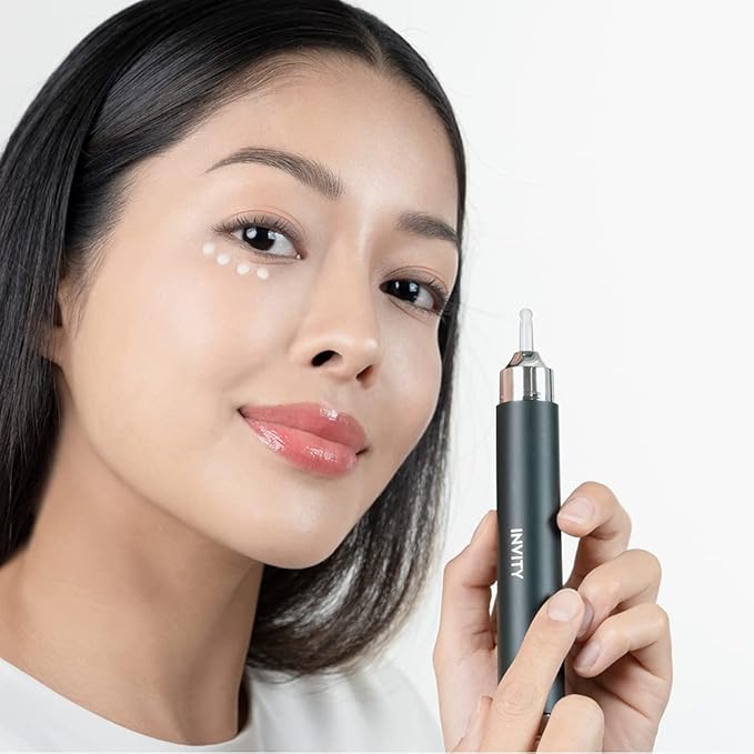 INVITY Youth Activating Eye Serum 15ml | Collagen Production, Visibly Brighter Eyes, Lift and Protect Eyes, Natural Plant-Derived Peptides and Polyphenols | Made of Vegan Bioidentical Human Elastin
