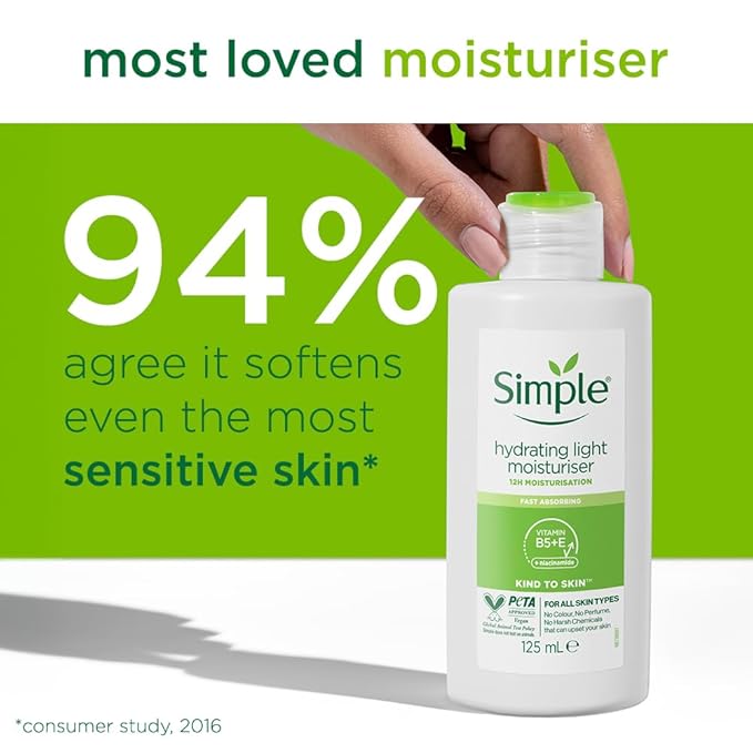 Simple Kind To Skin Hydrating Light Moisturiser 125 ml by Simple