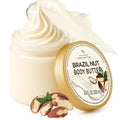 Brazil Nut Body Butter, Shea Body Butter for Women Dry Skin, Natural Brazil Nut Lotion for Body Care Smell Good-6.8 floz(200ml)