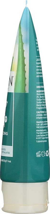 JASON Soothing 98% Aloe Vera Moisturizing Gel (IASC Certified), 4 Ounce Tube