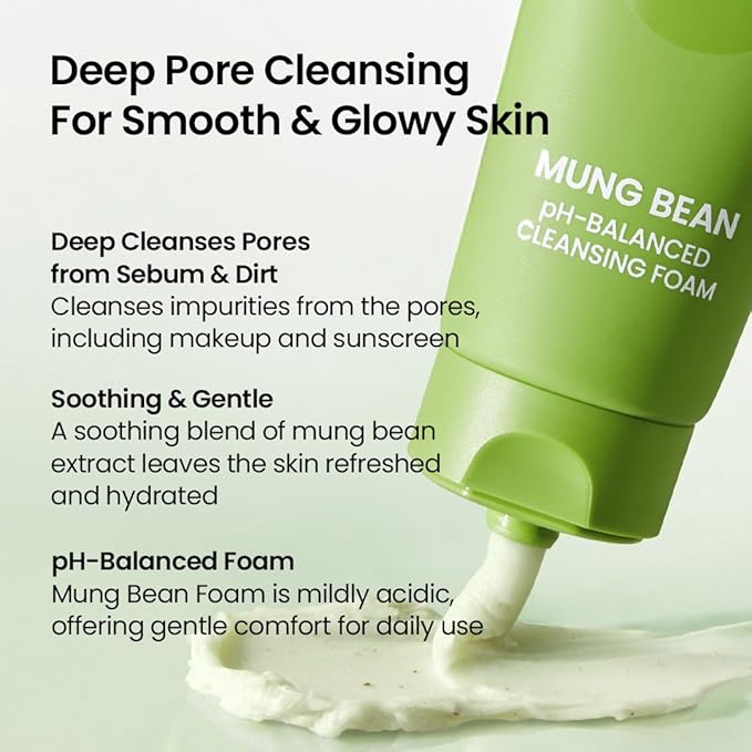 beplain Mung Bean Cleansing Oil(6.76fl.oz/200ml)| Fragrance-Free | Non-Comedogenic Tested| Makeup Blackhead Remover & Deep Pore Cleanser | Double Cleansing Korean Skincare (cleansing)
