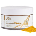 ANAI RUI Turmeric Makeup Remover Balm, Turmeric Cleansing Balm, Face Exfoliator for Melting Makeup, Cleansing Pores & Blackheads, Hydrating, Smooth Skin, 3.5OZ
