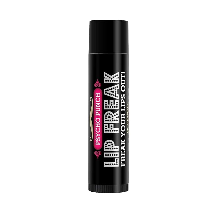 Doctor Lip Bang's BUZZING Lip Balm | Lip Freak | 100% All Natural | Cruelty Free | Flavoured Lip Freak (Psycho Punch)