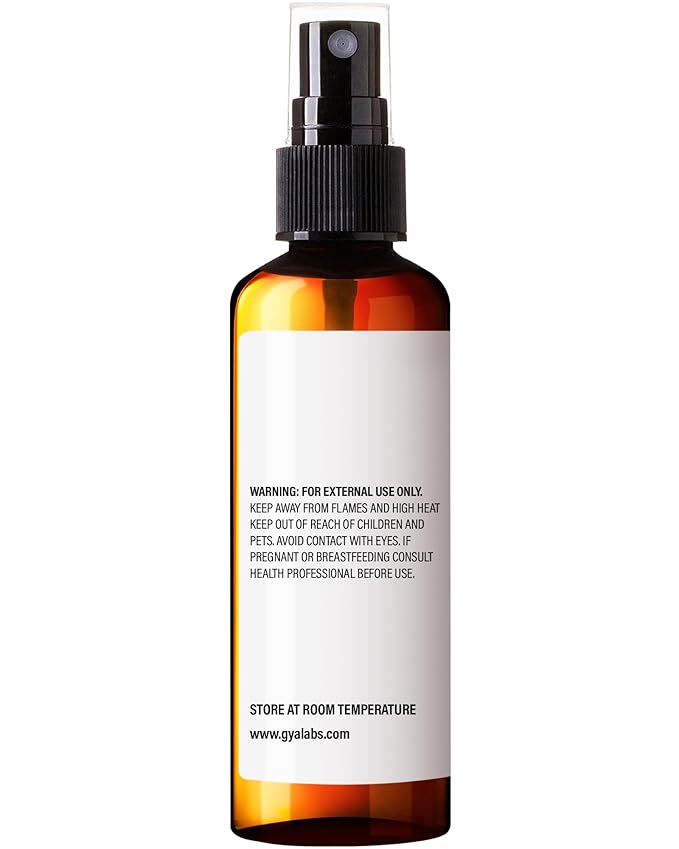 Gya Labs Lemongrass Hydrosol - 3.4 Fl Oz - Hydrating Face & Body Mist for Skin Toner & Hair Refresher - As Pillow, Room & Linen Spray for Fresh Scent