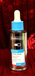 Peptide Facial Serum with Vitamins A, C, E and Collagen for Smooth Glow, Restore, 1.7 oz
