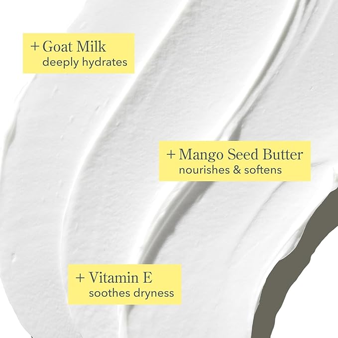 Beekman 1802 Whipped Body Cream – Rich Body Butter & Moisturizing Body Cream, Goat Milk Lotion, Shea Butter & Vitamin E, Hydrating Body Moisturizer for Dry Skin - Vanilla Absolute 8 oz