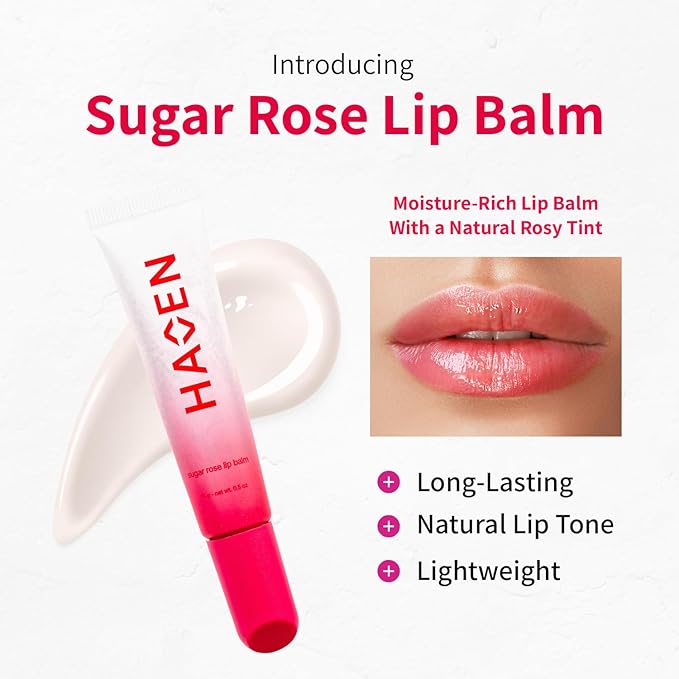 Granny's Sugar Rose Lip Balm – Rose-Tinted, Moisturizing & Nourishing | Natural, Organic Beeswax & Shea Butter |Paraben-Free for Soft, Hydrated Lips