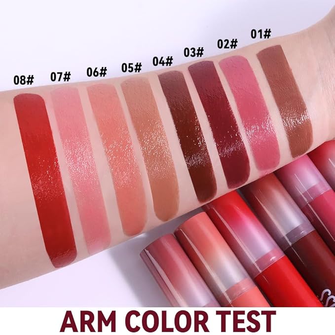 1Pc Coral Pink Butter Lipstick Tinted Lip Balm, Shine Moisturizing Plumper Lipstick for Women, Natural Nourishing Hydrating Lip Gloss Stain for Dry Lips, Lightweight Lip Liner Care Vegan Makeup