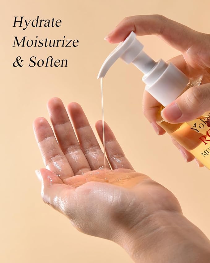 Multi-Used Body Oil For Skin USDA Certified,Face,Hair and Nails,Multi Purpose Organic oil With Rose Petals,Vitamin E & Almond Oil Nourishing & Hydrating ,Body Oil for Moisture & Skin After Bath Oil