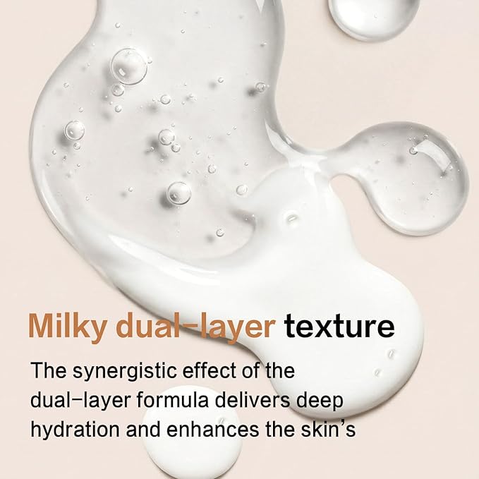 Rice Toner with Aloe Leaf Water, Niacinamide and Centella Asiatica, Milky Toner for Soothing and Glowing Skin, Vegan, Alcohol and Fragrance Free