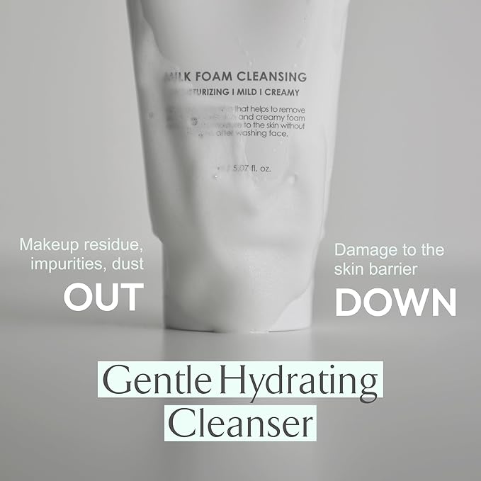 LA MUSE Milk Foam Cleansing - Naturally Derived Ingredients/Sensitive Skin/Skin Tone Milk Foam Cleansing - Naturally Derived Ingredients/Sensitive Skin/Skin Tone Care/Exfoliation Management