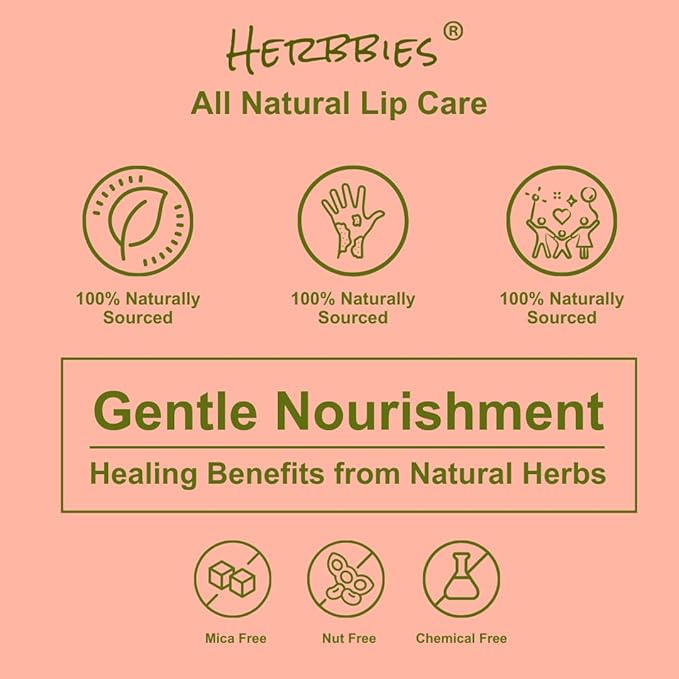 Gromwell Lip Balm – Natural Lip Tint for Dry, Pale, Fragile Lips – Nourishing, Fragrance-Free Lip Care with Gromwell Root & Plant Oils – For Adults & Kids with Sensitive Lips (0.17 oz)