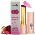 100% Plant-based Color Lip Tint, Unique Formula, Natural + Moisturizing | 2-in-1 | Non-Toxic, All Food Ingredients, Antioxidant-rich, Natural Matte Sheer, Buildable, 4.4g/0.15oz (Lilly Pilly color)