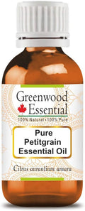 Greenwood Essential Pure Petitgrain Essential Oil (Citrus aurantium Amara) Steam Distilled 30ml (1 oz)