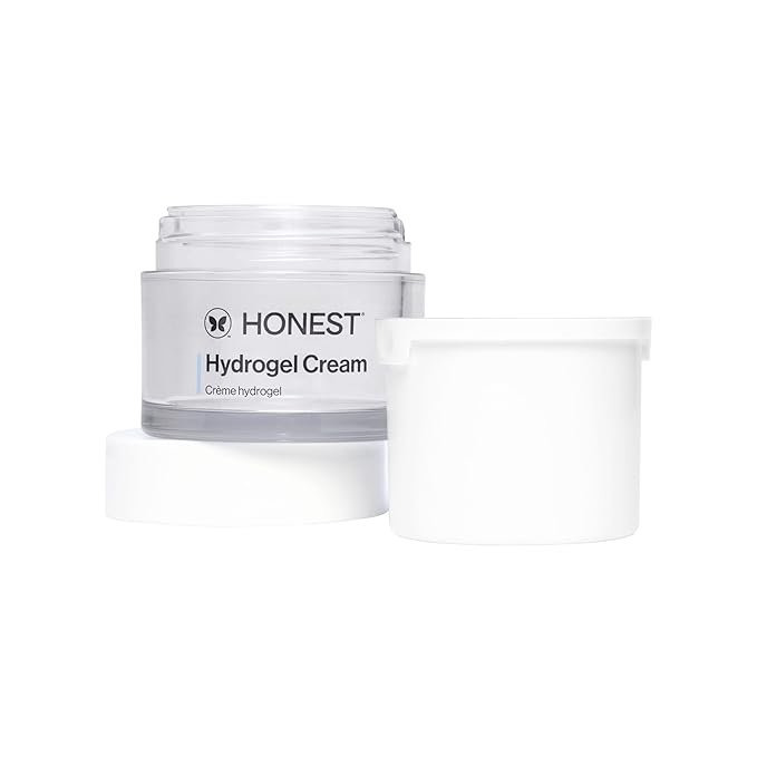 Honest Beauty Refill Pod for Full Size Hydrogel Cream, Lightweight and Moisturizing Water Cream, Gentle Sensitive Skin, Fragrance-Free, Vegan, 1.7 fl oz