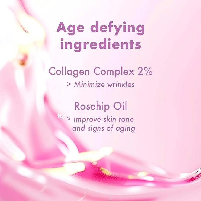 Petal Fresh Skin ResQ Age Rewind Sheet Mask with Collagen Complex 2% + Rosehip Oil, JUMBO 7 Pack, Firming Korean Face Mask for Mature Skin, Hydrating, Wrinkle Care, Fragrance-Free, Vegan