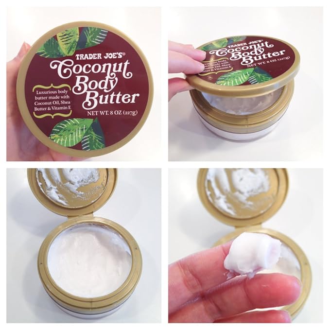 Trader Joe's Coconut Body Butter, 8 Ounce (Pack of 2)