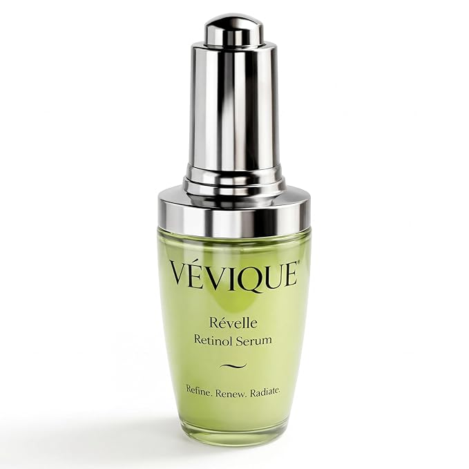 Révelle Retinol Serum with 1% Retinol, Peptides, Ceramides & Oat Extract, Anti-Aging Face Serum for Fine Lines, Dark Spots & Wrinkles, 1 Fl Oz