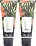Bath & Body Works Bath and Body Works Island Men's Collection Ultimate Hydration Ultra Shea Cream 8 Oz 2 Pack (Island) green 1 pounds 16 Ounce