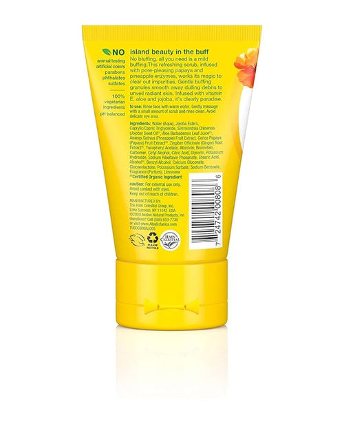 Alba Botanica Hawaiian Facial Scrub, Pore Purifying Pineapple Enzyme, 4 Oz