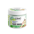 Cosmo Skin Care Cucumber & Aloe Vera Face Mask 625g/22.0oz, Refreshing, Soothing, Skin Rejuvenate, Pore Clearing, Boost Collagen, Skin Treatment Mask, All Skin Types, For Men & Women, Face Wash