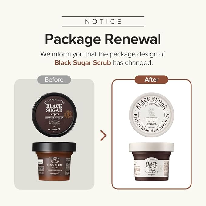 SKINFOOD Black Sugar Perfect Essencial Scrub 2X