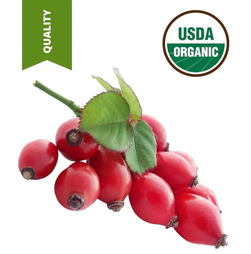 16 fl.oz- Rosehip Oil-Extra virgin Certified Organic Unrefined Cold Pressed Rosa Rubignosa
