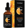 New York Biology Vitamin C Serum for Face with Hyaluronic Acid and 20% Vitamin C - 1 Fl oz – Moisturizing Anti Aging Face Serum for Dark Spots, Dark Circles, Fine Lines and Wrinkles