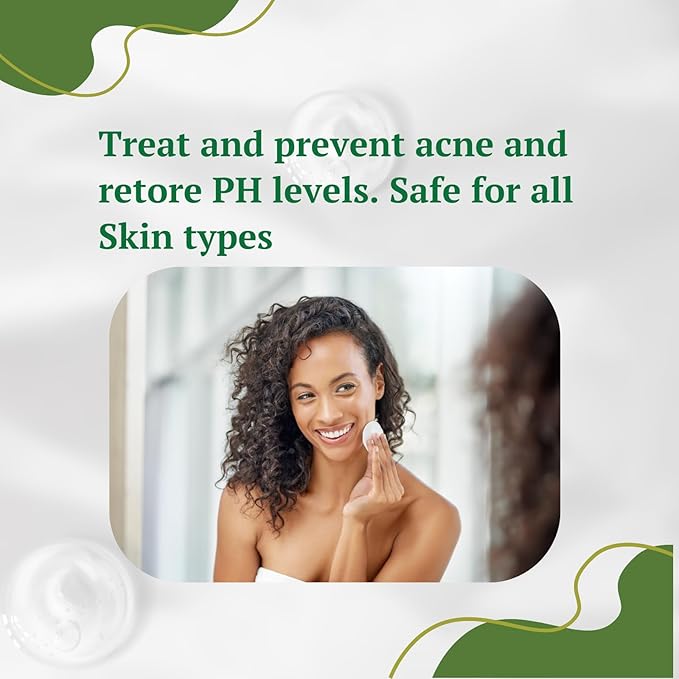 Aloe Vera Toner for Face. Skincare to Treat and Prevent Acne, Restore PH Balance & Excess Dirt. Facial Toner for Women and Men.
